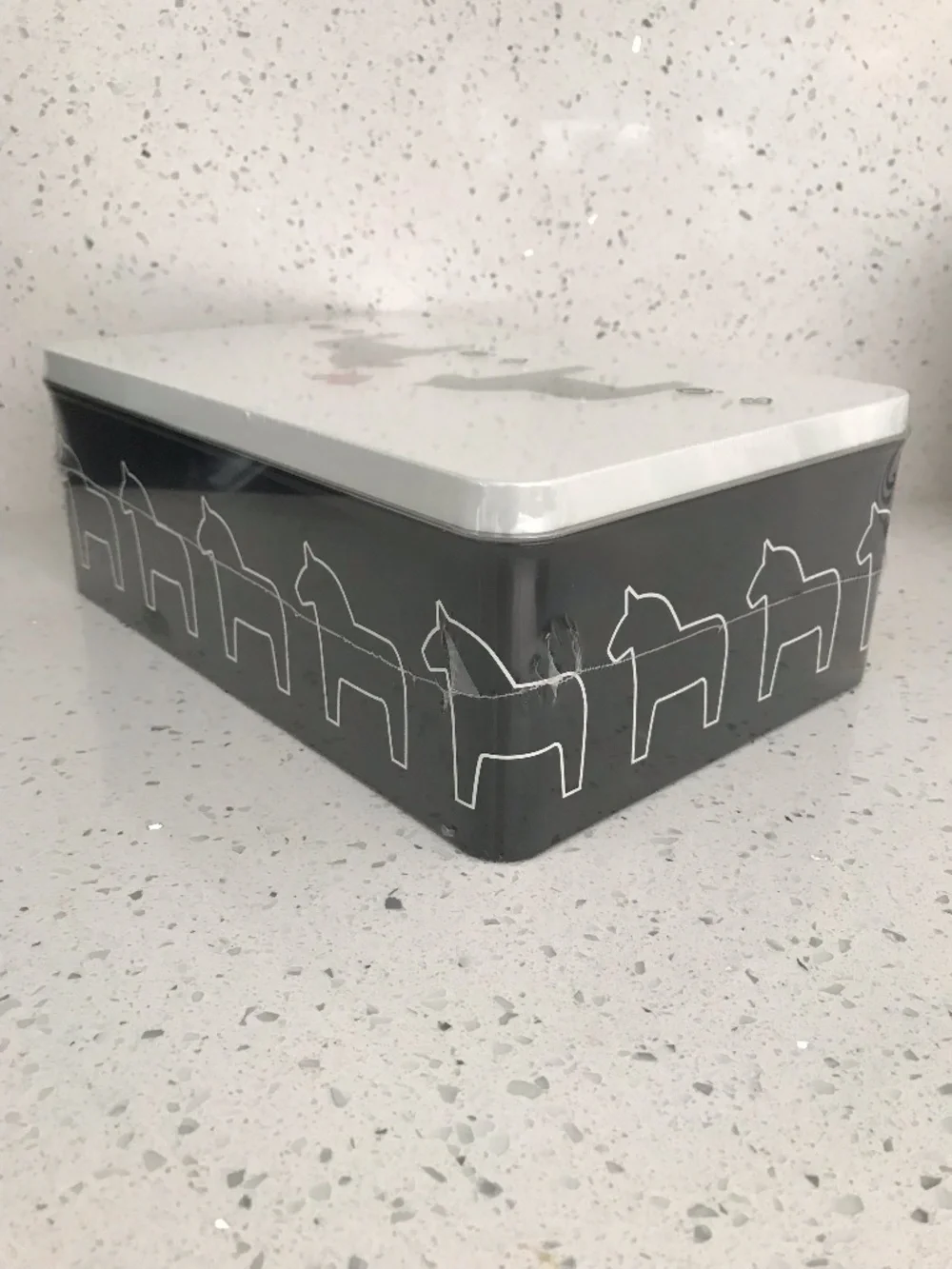 HÄSTHAGE Tin with Lid Set of 3 Metal Box